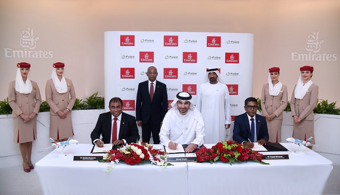Zástupci Emirates a Malediv na Expo 2020 znovu potvrdili dlouhodobé partnerství