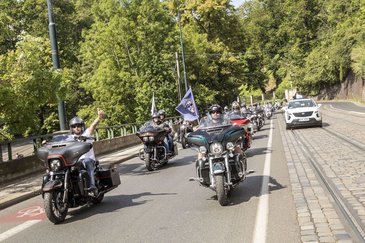 Prague Harley Days – spanilá jízda – Sportster Tribute