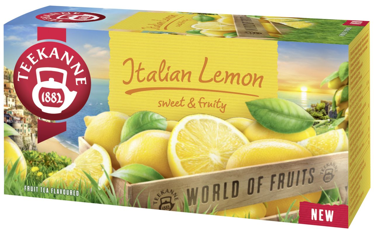 Lahodný dotek citronu v čaji Italian Lemon od TEEKANNE