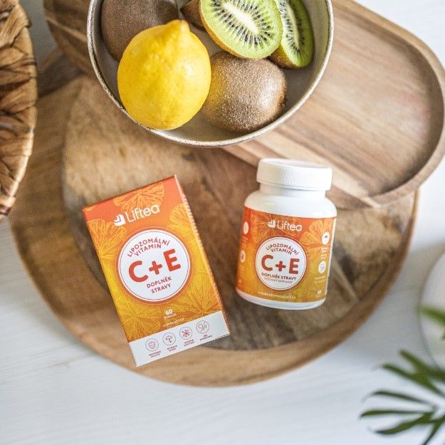 Novinka pro snadné a efektivní doplnění vitaminů - Liftea Lipozomální vitamin C + E