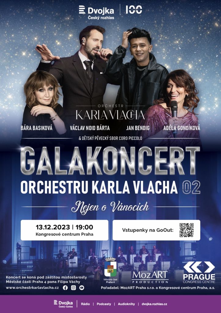 Slavnostní galakoncert orchestru Karla Vlacha a hostů „Nejen o vánocích“