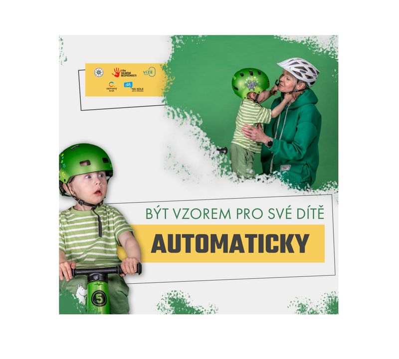 Na kole jen s přilbou: automaticky, každý den