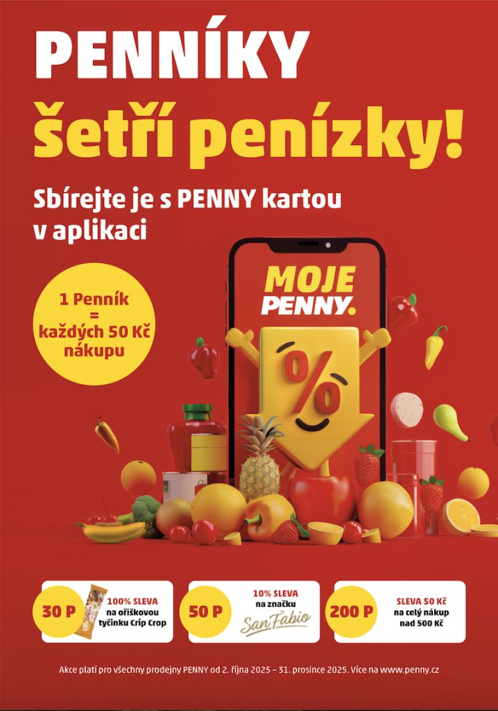 Digitální PENNÍKY: PENNY představuje novinku, díky které zákazníci při nákupech ušetří