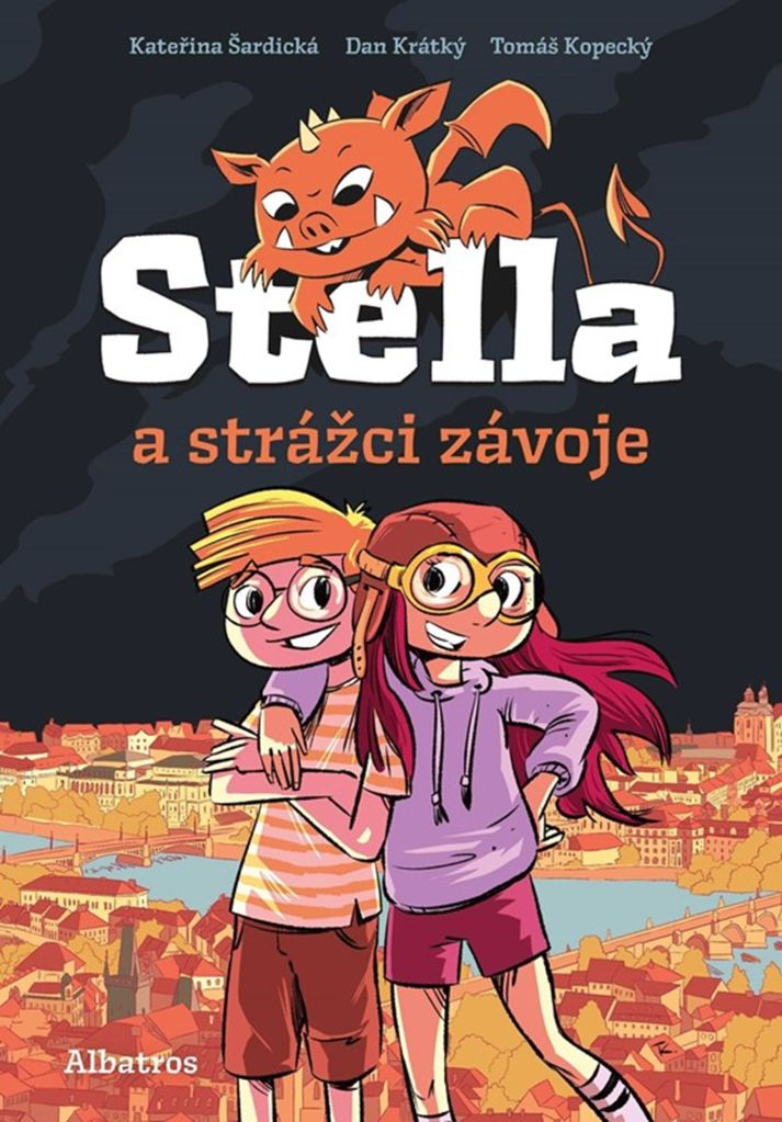 V nové knize Stella a strážci závoje vás čeká fantastické komiksové dobrodružství ze skryté Prahy