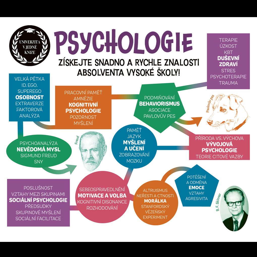 Získejte snadno a rychle znalosti psychologie absolventa vysoké školy