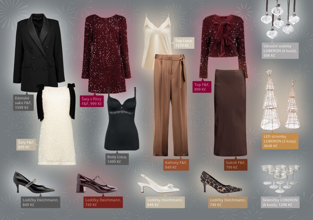 Zimní sezóna plná lesku: móda, která zazáří na večírcích i plesech