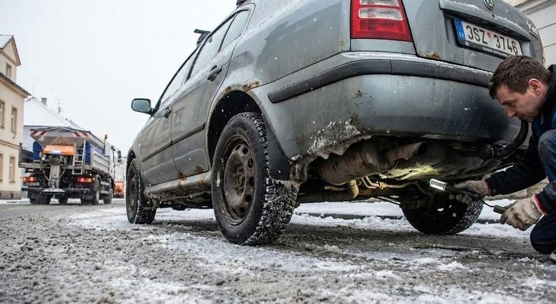 Zima je destrukcí pro auta. Posypová sůl a mráz urychlují konec desítek tisíc vozů ročně
