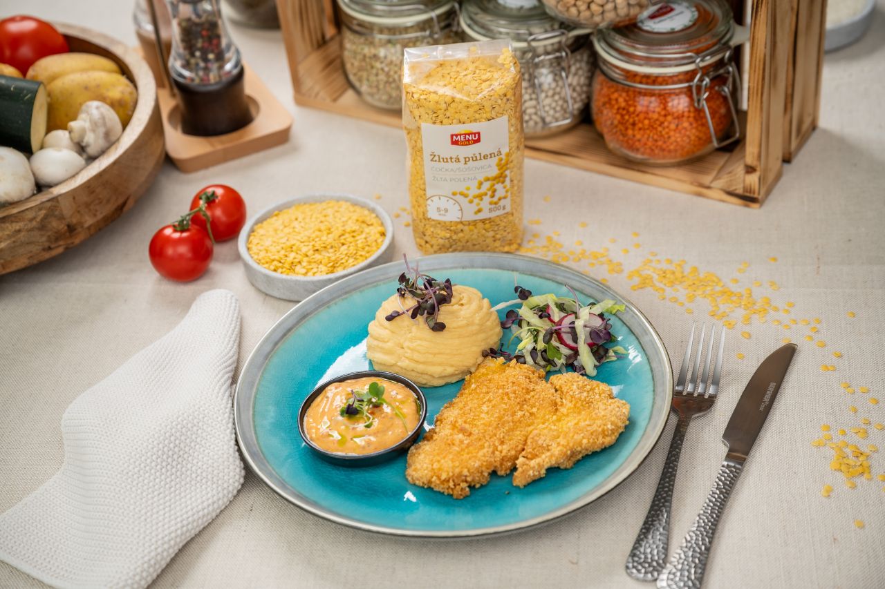 Slunce na talíři – žlutá čočka