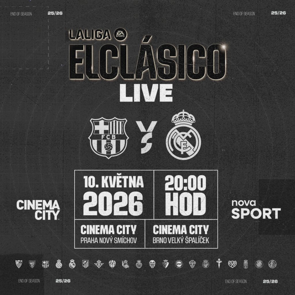 Velké zápasy, velké emoce: Cinema City zve fanoušky na fotbalové večery