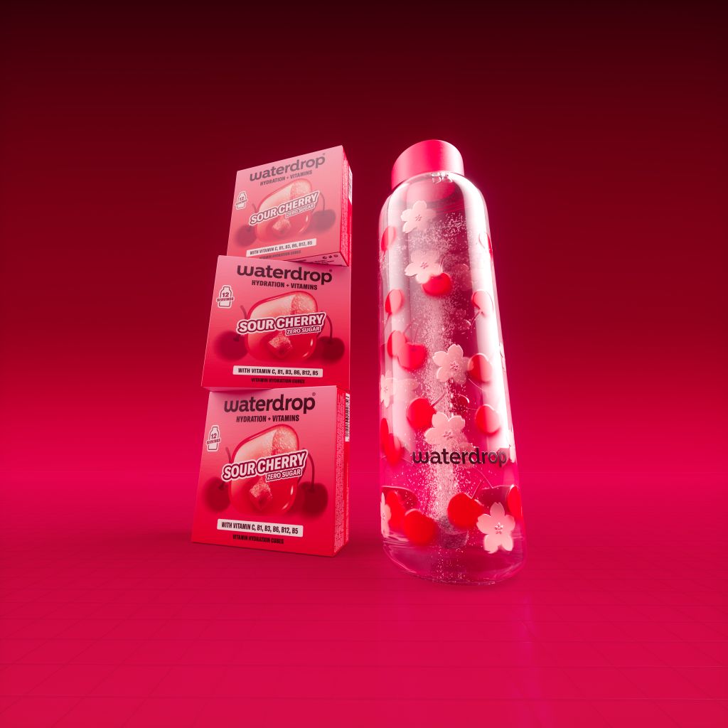 Limitovaná kolekce waterdrop®: chuť léta v višňové barvě