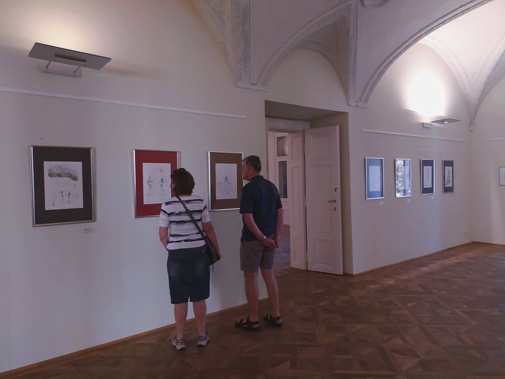 Díla mistrů moderního umění jsou vystaveny v holešovské zámku