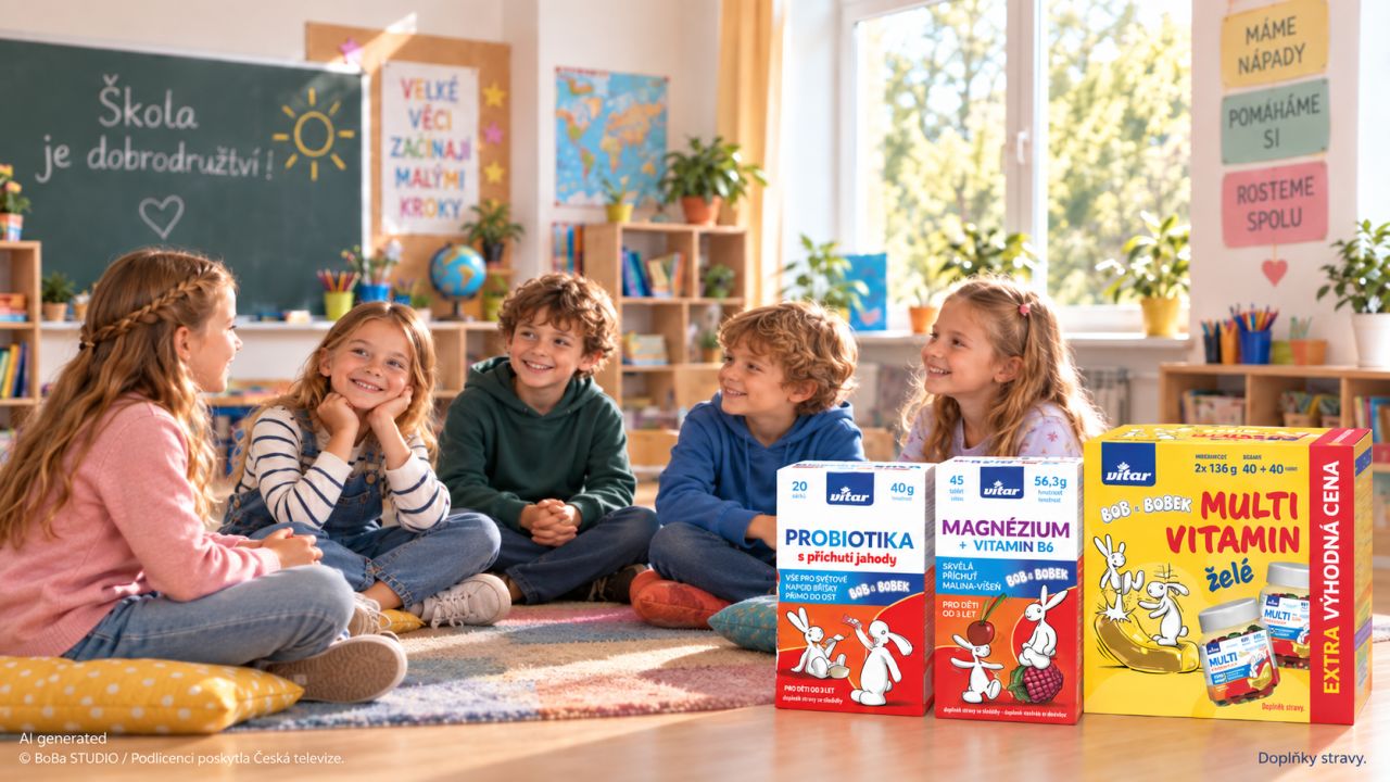 Vitaminy, energie a klid. Co dětem pomáhá zvládnout školní režim