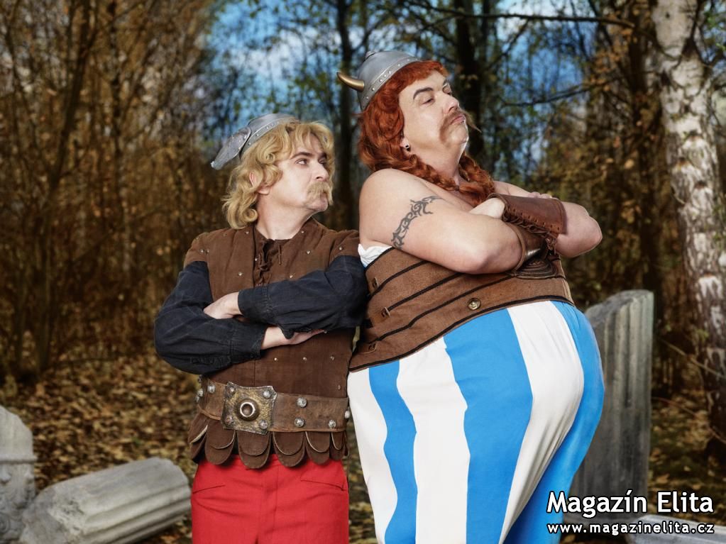 ASTERIX S OBELIXEM JSOU PÁNOVÉ Z TELEVIZNÍ PARTIČKA!