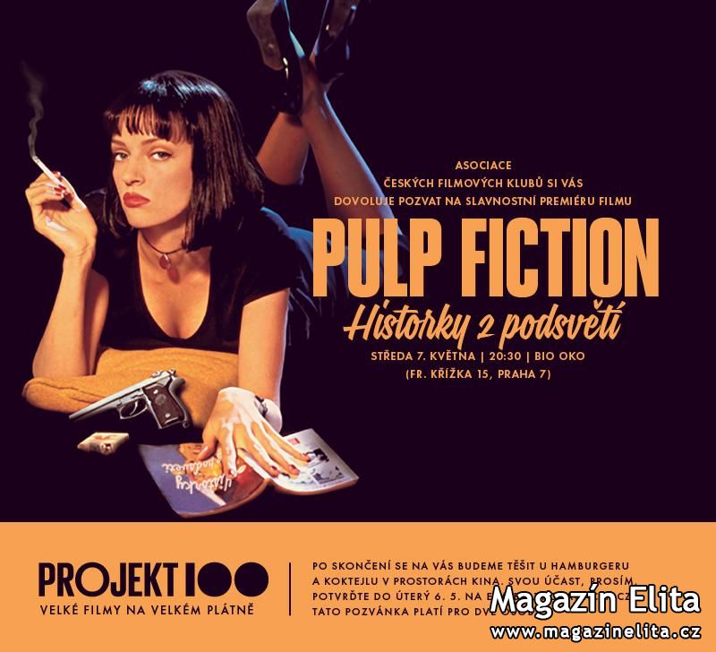 KULTOVNÍ PULP FICTION QUENTINA TARANTINA OPĚT V ČESKÝCH KINECH