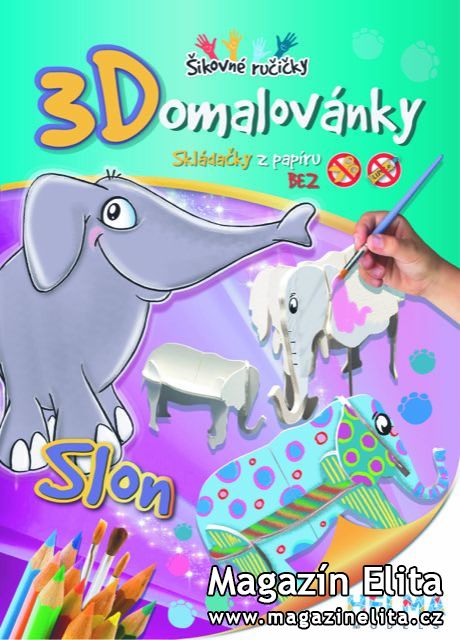 Helma models uvádí na trh originální 3D omalovánky