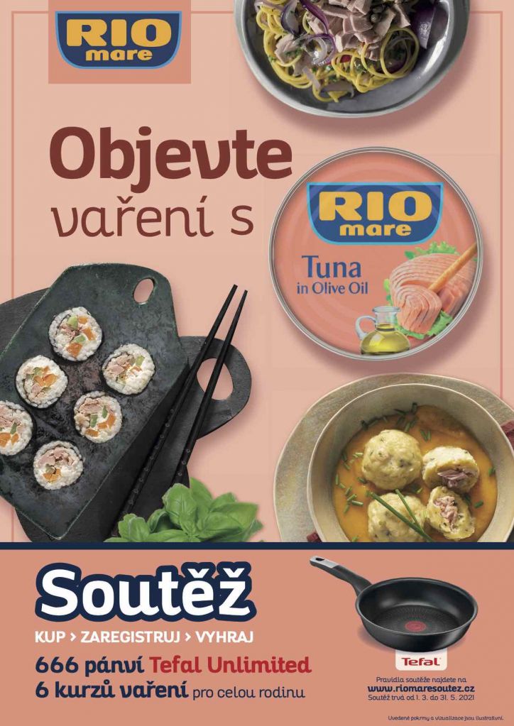 Objevte vaření s Rio Mare a zapojte se do soutěže plné skvělých výher pro celou rodinu!