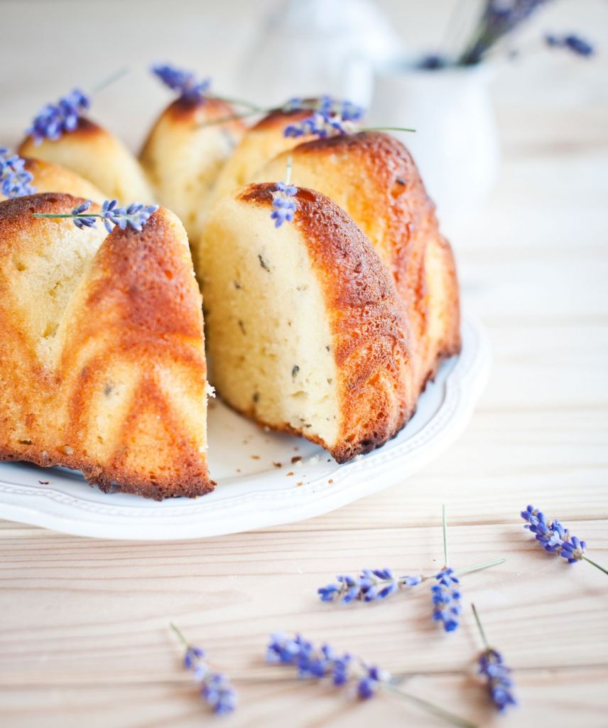 Recept na levandulovou bábovku z Levandulového údolí