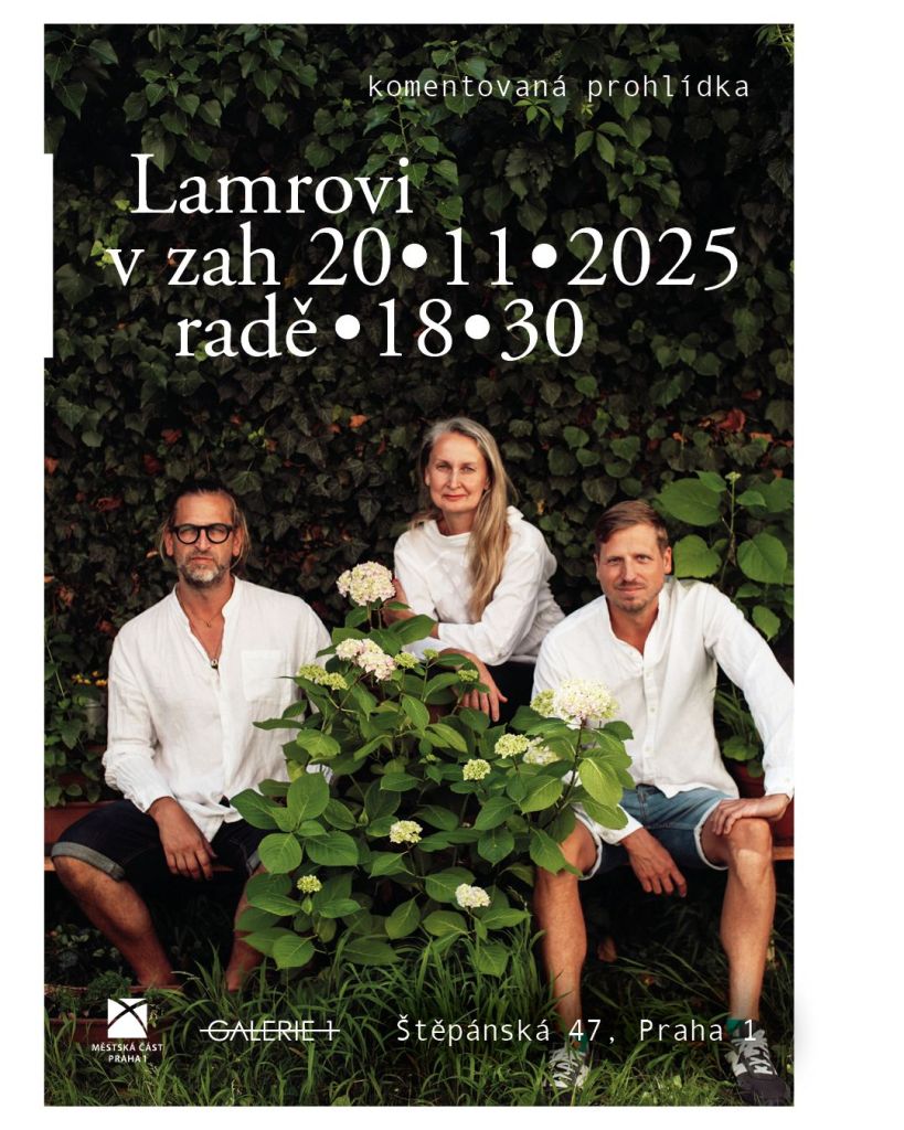 hanus-zlatka-a-jan-lamrovi-se-sesli-na-vystave-lamrovi-v-zahrade-v-galerii-1-v-praze